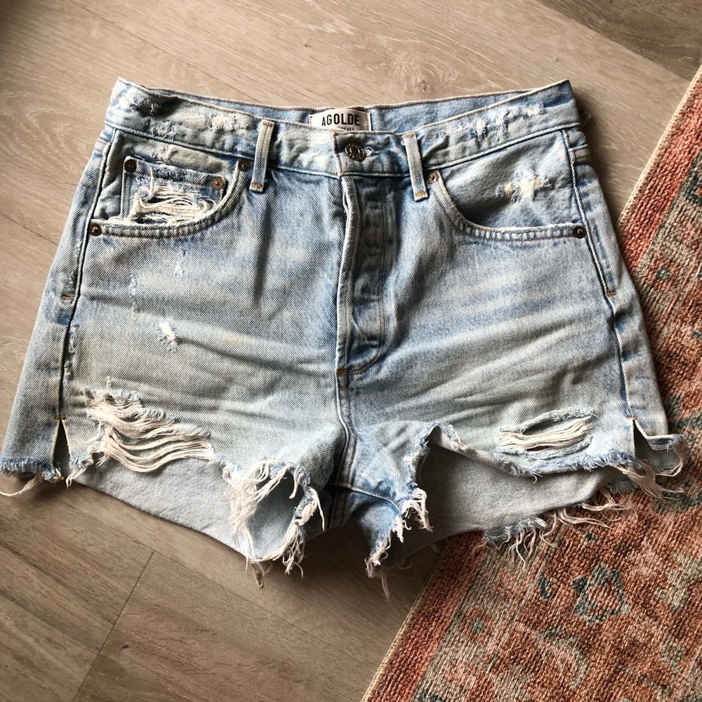 Agolde cut off shorts